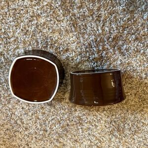 Fiesta ware chocolate square bowls set of 2